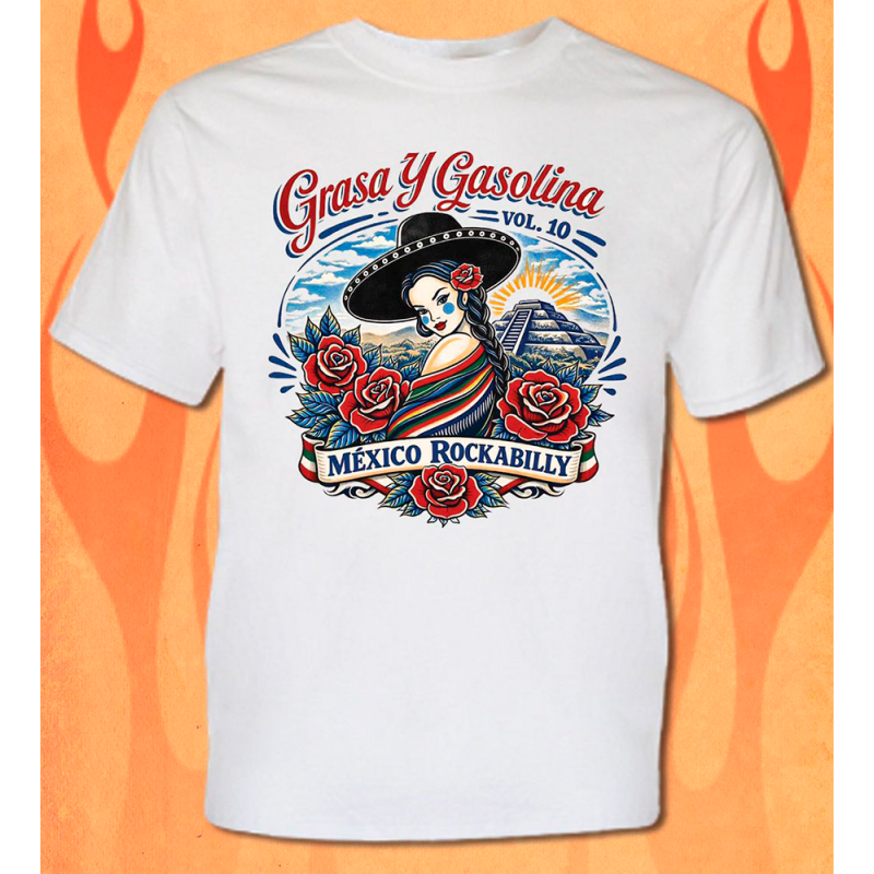 Camiseta Grasa y Gasolina 2026 Modelo 1