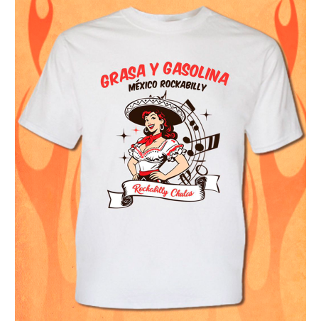 Camiseta Grasa y Gasolina 2026 Modelo 3