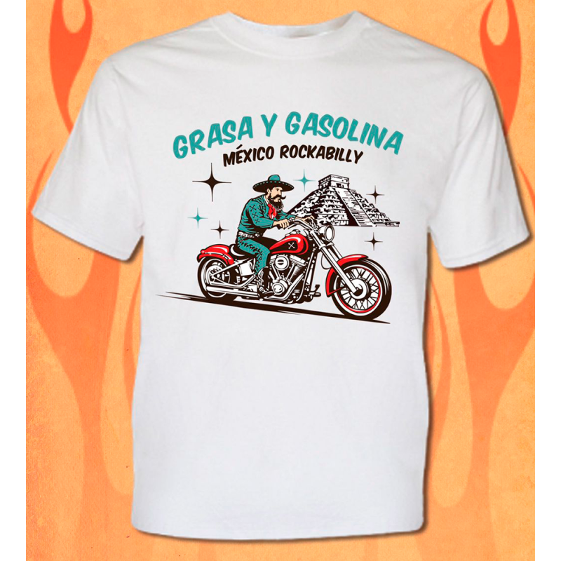 Camiseta Grasa y Gasolina 2026 Modelo 4