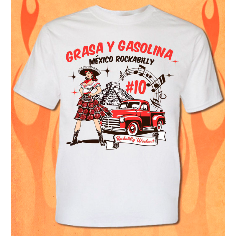 Camiseta Grasa y Gasolina 2026 Modelo 6
